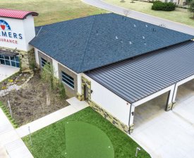Commercial roofing done by Yates Roofing & Construction, commercial roofing contractor in Oklahoma City