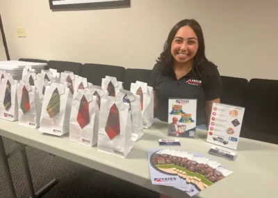 Kerstin Mariano, Marketing Director of Yates Roofing in OKC at Keller Williams BBQ Event, June 2023
