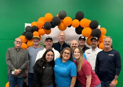 Yates Roofing of OKC team members attending Regional Food Bank Volunteer Day, March 2025