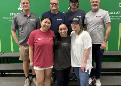 Yates Roofing of OKC team members attending Regional Food Bank Volunteer Day, March 2026