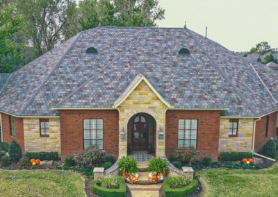 Atlas StormMaster Slate IR shingle in Weathered Slate
