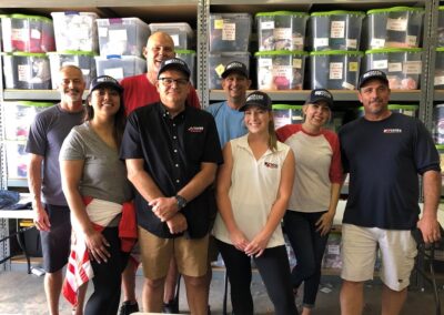 Yates Roofing of OKC team members volunteering at Citizens Caring for Children