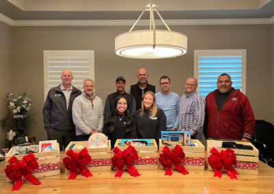 Yates Roofing of OKC team members attending Joy4Kids Partnership, Christmas 2022