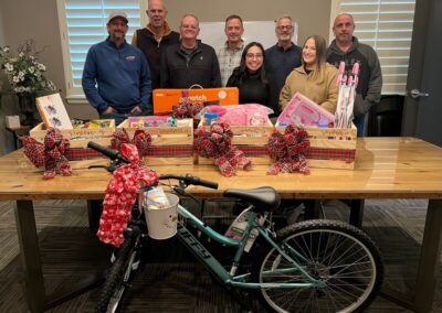 Yates Roofing of OKC team members attending Joy4Kids Partnership, Christmas 2023