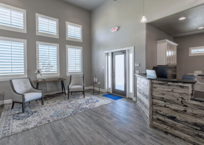 Yates Roofing & Construction in Oklahoma City, office front room