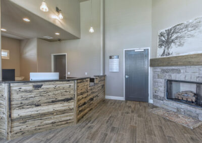Yates Roofing & Construction office front room