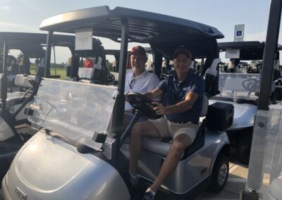 Hole In One Spotters: Chris Reinke and Mark Baker of Yates Roofing in OKC